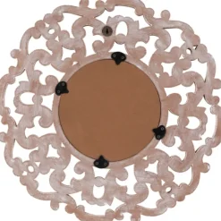 Decorative Mirrors-Kirkland's Home Champagne Abstract Wood Mirror
