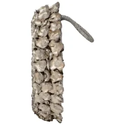 Wreaths-Kirkland's Home Champagne Dried Coco Flower Wreath, 20 In. Silver