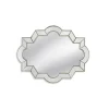 Decorative Mirrors-Kirkland's Home Champagne Silver Curved Frame Wall Mirror