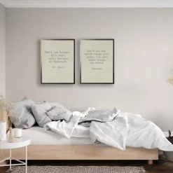 Wall Quotes & Signs-Kirkland's Home Change The World Dr. Seuss Quote Framed Art Print Tan
