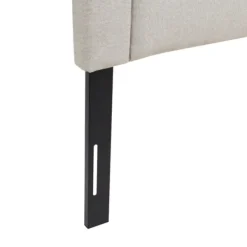 Beds & Headboards-Kirkland's Home Channel Tufted King Headboard Gray