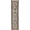 Outdoor Rugs-Kirkland's Home Charcoal Diamond Nile Indoor/Outdoor Runner, 1X7 Gray/Ivory