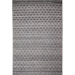 Outdoor Rugs-Kirkland's Home Charcoal Embellished Outdoor Area Rug, 5X8 Gray