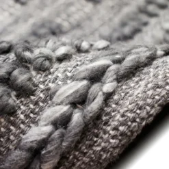 Outdoor Rugs-Kirkland's Home Charcoal Embellished Outdoor Area Rug, 8X10 Gray