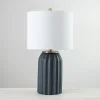 Table Lamps-Kirkland's Home Charcoal Sullivan Table Lamp White