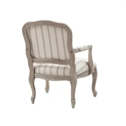 Accent Chairs-Kirkland's Home Chaucer Stripe Accent Chair Tan