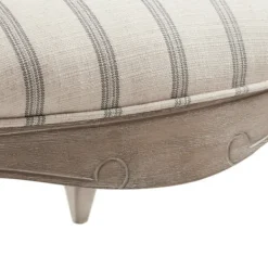 Accent Chairs-Kirkland's Home Chaucer Stripe Accent Chair Tan