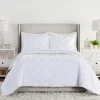 Comforters-Kirkland's Home Chenille Chevron 3-Pc. King Comforter Set White