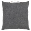 Pillows-Kirkland's Home Chenille Handle Pillow Gray