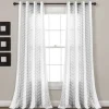 Curtains & Drapes-Kirkland's Home Chevron 2-Pc. Curtain Panel Set, 84 In. Gray