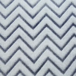 Blankets & Throws-Kirkland's Home Chevron Plush Throw Blue