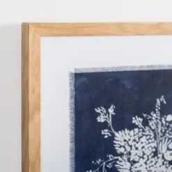 Framed Art-Kirkland's Home China Floral Framed Art Print Blue