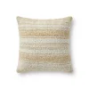 Pillows-Kirkland's Home Chris Loves Julia X Loloi Gold Anderson Pillow Gold/Ivory