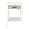Accent & End Tables-Kirkland's Home Classic Ribbed Drawer Accent Table White
