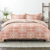 Comforters-Kirkland's Home Clay Daisy Medallion Queen 3-Pc. Comforter Set Orange