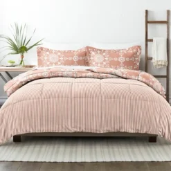 Comforters-Kirkland's Home Clay Daisy Medallion Queen 3-Pc. Comforter Set Orange