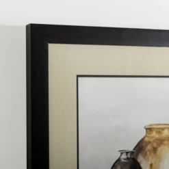 Framed Art-Kirkland's Home Clay Pot Still Life Ii Framed Art Print Tan