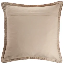 Pillows-Kirkland's Home Clay Stitched Flange Velvet Throw Pillow Red