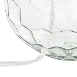 Table Lamps-Kirkland's Home Clear Glass Honeycomb Table Lamp White