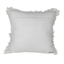 Pillows-Kirkland's Home Coffee Brown Textured Stripe Throw Pillow White/Brown