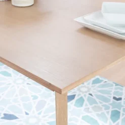Dining Tables-Kirkland's Home Colleen Natural Midcentury Dining Table Brown