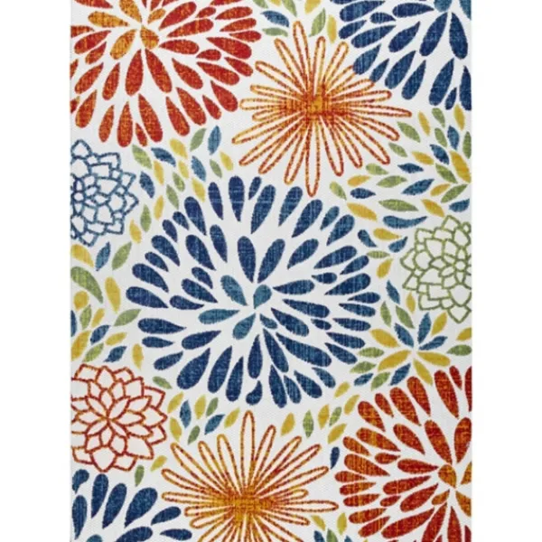 Outdoor Rugs-Kirkland's Home Color Burst Indoor/Outdoor Area Rug, 8X10 Multi