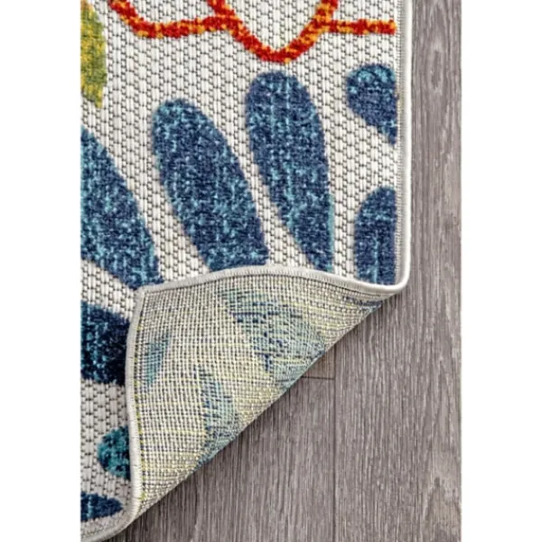 Outdoor Rugs-Kirkland's Home Color Burst Indoor/Outdoor Area Rug, 8X10 Multi