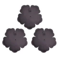 Wall Plaques-Kirkland's Home Color Metal Flower Wall Plaques, Set Of 3 Multi
