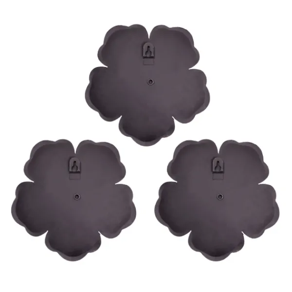 Wall Plaques-Kirkland's Home Color Metal Flower Wall Plaques, Set Of 3 Multi