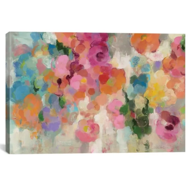 Canvas Art-Kirkland's Home Colorful Garden I Giclee Canvas Art Print, 40X26 Multi