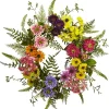 Wreaths-Kirkland's Home Colorful Mixed Floral Wreath Multi