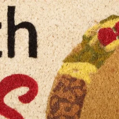 Doormats-Kirkland's Home Come Back With Tacos Doormat Tan/Black/Red