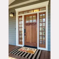 Doormats-Kirkland's Home Come Back With Tacos Doormat Tan/Black/Red
