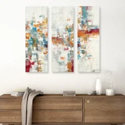 Canvas Art-Kirkland's Home Conclusion Found I Canvas Art Prints, Set Of 3 Gray/Multi