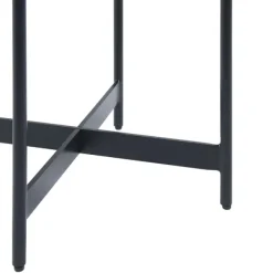 Accent & End Tables-Kirkland's Home Concrete Round Tray Top Side Table Gray