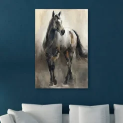 Canvas Art-Kirkland's Home Copper And Nickel Canvas Art Print, 32X48 In. Gray