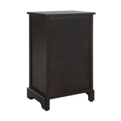 Accent & End Tables-Kirkland's Home Cora Accent Table With Woven Storage Baskets Brown