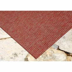 Outdoor Rugs-Kirkland's Home Coral Woven Outdoor Area Rug, 7X9 Red