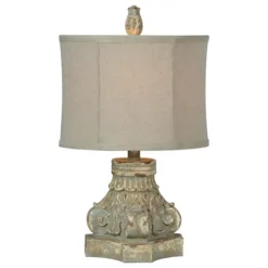 Table Lamps-Kirkland's Home Corinthian Column Table Lamps, Set Of 2 Ivory