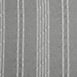 Shower Curtains-Kirkland's Home Cotton Jacquard Shower Curtain Gray