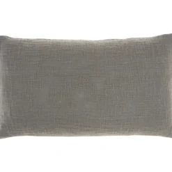 Pillows-Kirkland's Home Cotton Relax Tufted Lumbar Pillow Gray