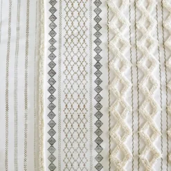 Comforters-Kirkland's Home Cotton Tufted Full/Queen 3-Pc. Comforter Set Ivory