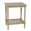 Accent & End Tables-Kirkland's Home Crate Shelf Side Table Tan