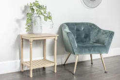 Accent & End Tables-Kirkland's Home Crate Shelf Side Table Tan