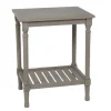 Accent & End Tables-Kirkland's Home Crate Shelf Side Table Gray
