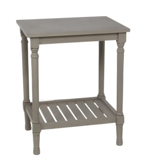 Accent & End Tables-Kirkland's Home Crate Shelf Side Table Gray