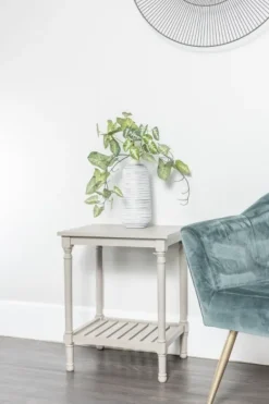 Accent & End Tables-Kirkland's Home Crate Shelf Side Table Gray