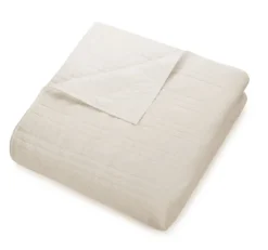 Quilts-Kirkland's Home Cream Atmosphere Queen Quilt Ivory
