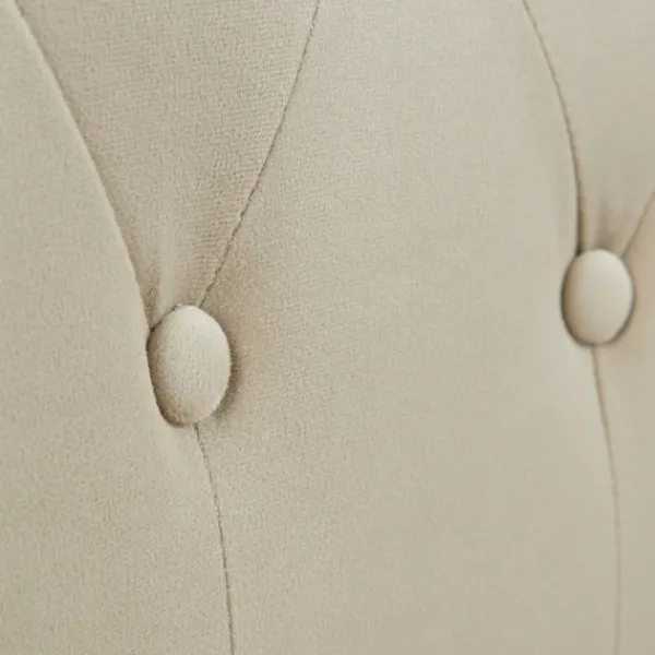 Bar Stools & Counter Height Stools-Kirkland's Home Cream Button Tufted Back Counter Stool Ivory