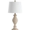 Table Lamps-Kirkland's Home Cream Classic Curve Table Lamp White